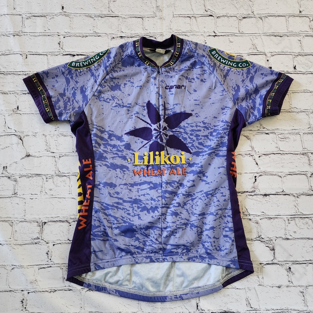 Canari Kona Brewing Co Women's S Lilikoi Wheat Ale Cycling Jersey Purple Blue